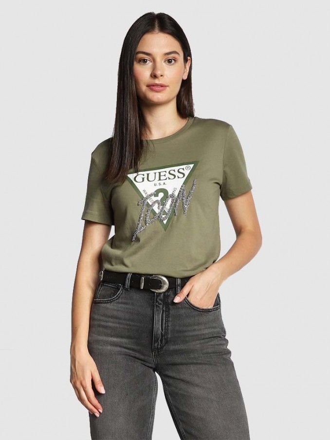T-Shirt Mulher Icon Guess