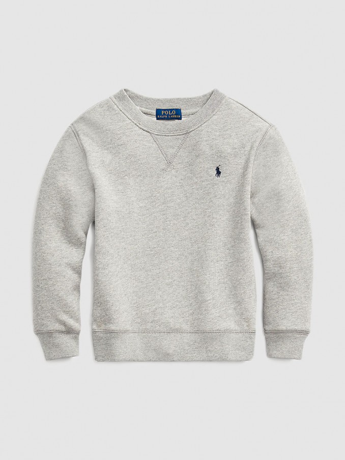 Sweatshirt Nio Gris Ralph Lauren Kids