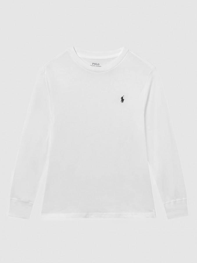 Sweatshirt Nio Blanco Ralph Lauren Kids