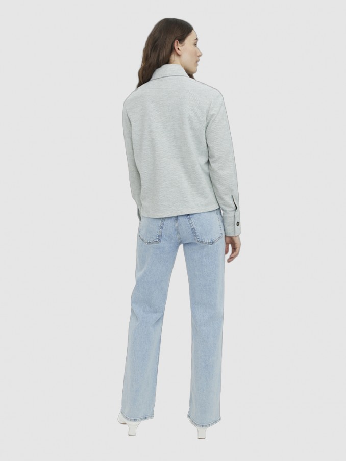 Jacket Woman Light Gray Vero Moda