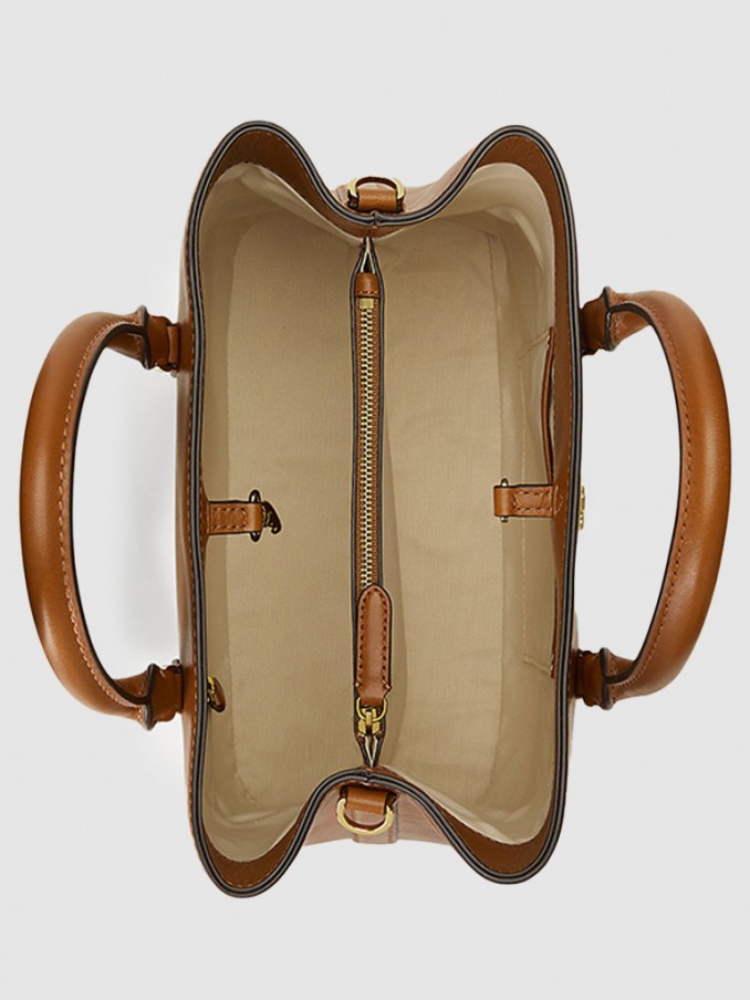 Handbag Woman Brown Polo Ralph Lauren