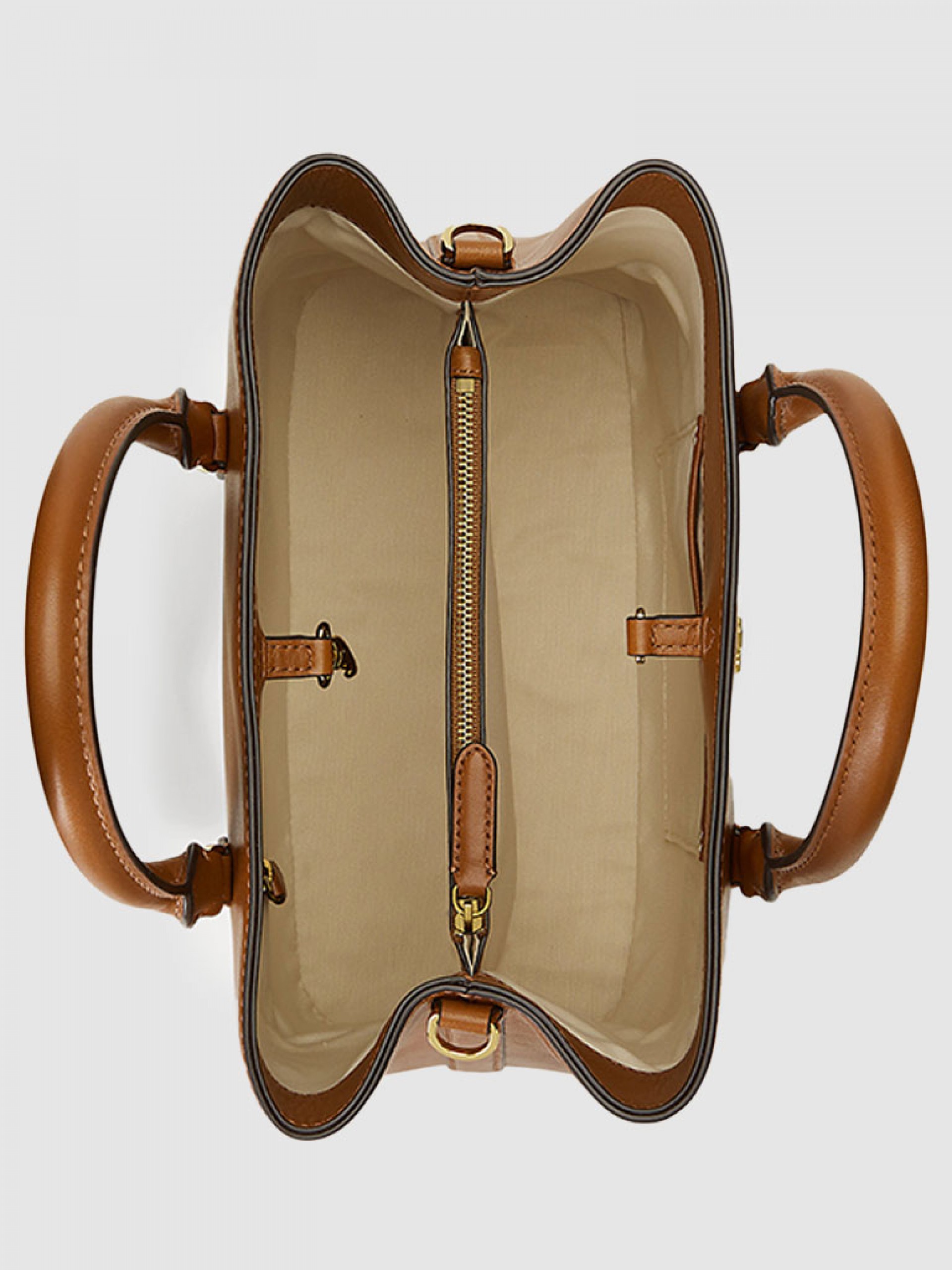 Handbag Woman Brown Polo Ralph Lauren