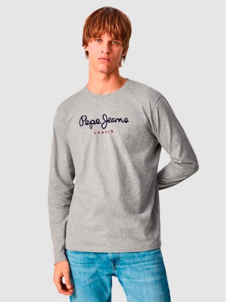 Sweatshirt Man Grey Pepe Jeans London