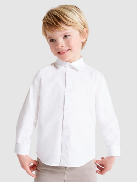 Shirt Boy White Mayoral