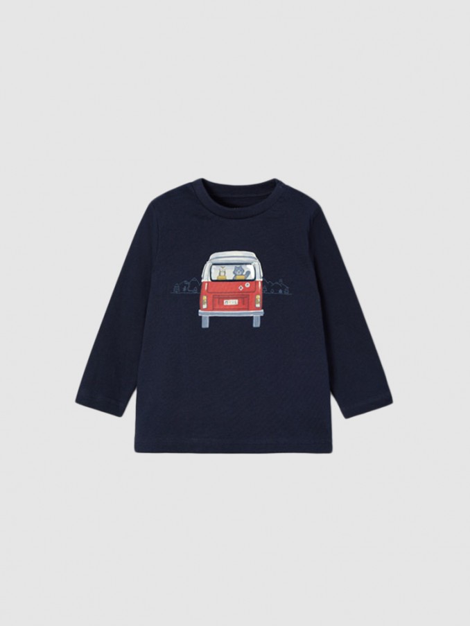 Sweatshirt Baby Boy Navy Blue Mayoral