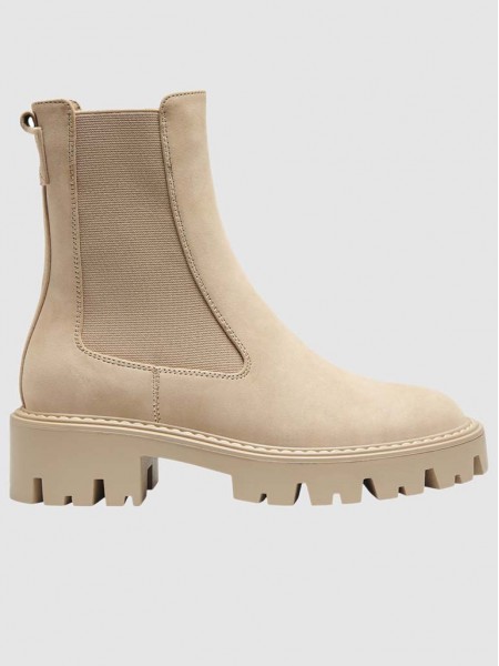 Botas Mujer Beige Only