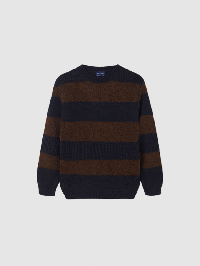 Sweatshirt Boy Blue Stripe Mayoral