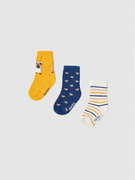 Socks Baby Boy Yellow Mayoral