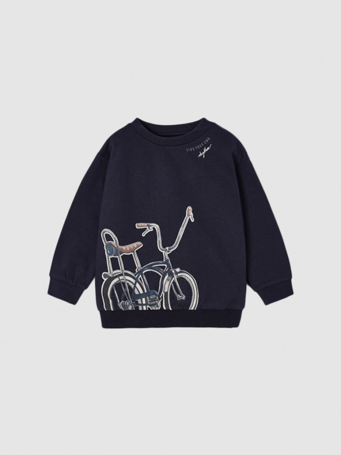 Sweatshirt Boy Navy Blue Mayoral