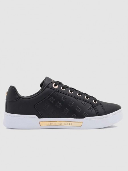 Sneakers Woman Black Tommy Jeans