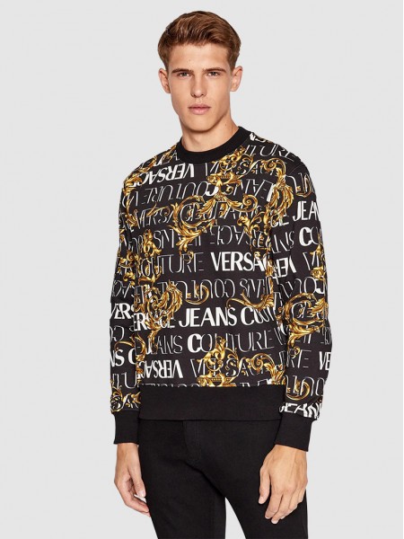 Sweatshirt Man Print Versace