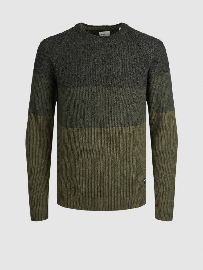 Knitwear Man Green Jack & Jones