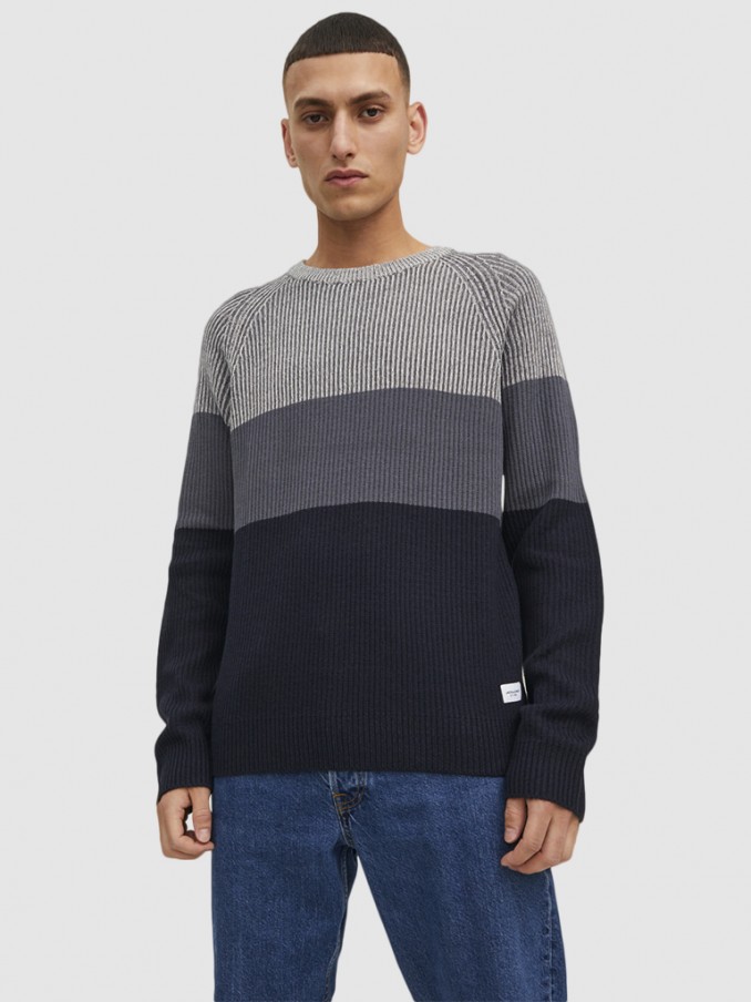 Knitwear Man Navy Blue Jack & Jones