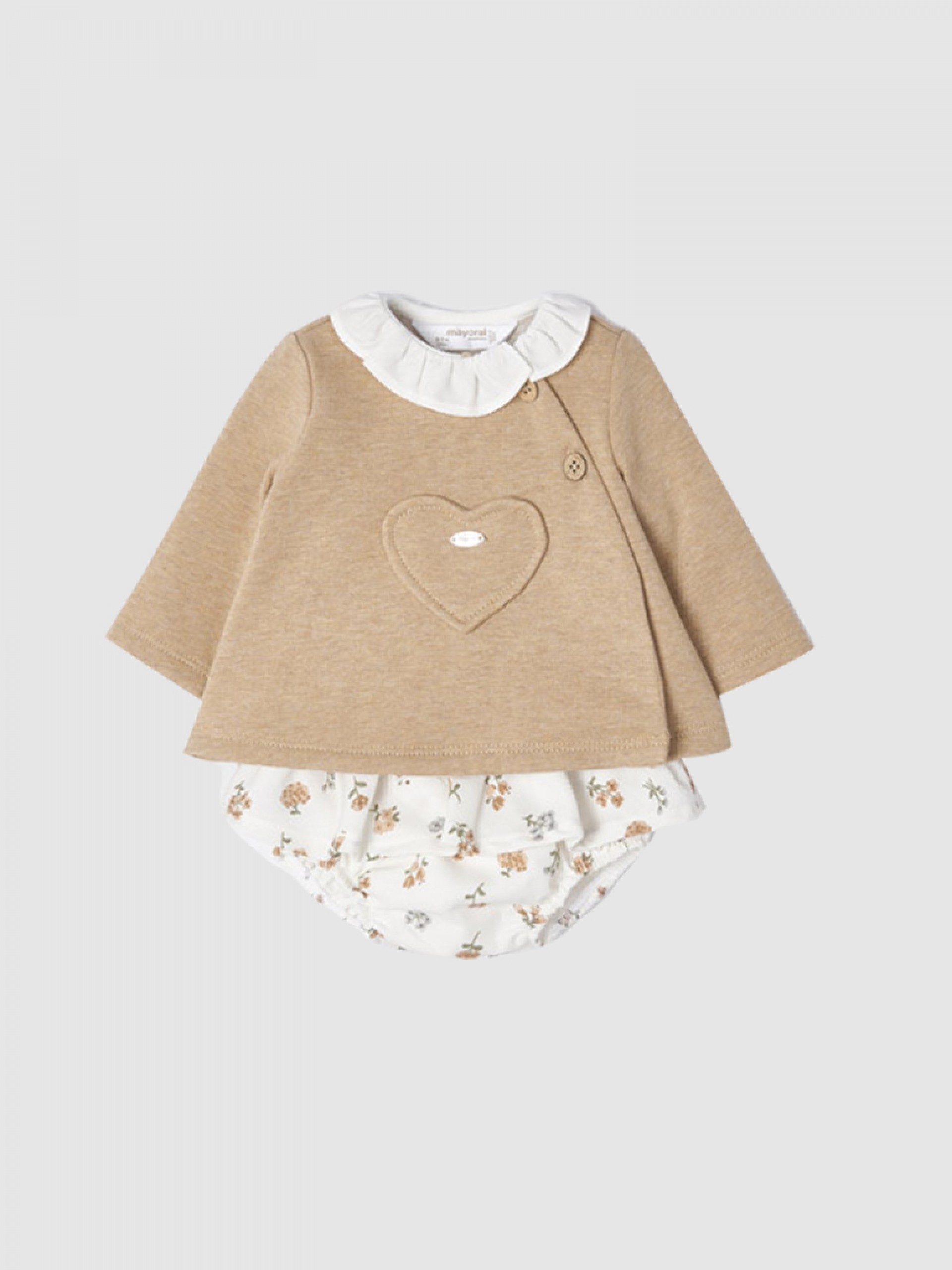 Vestido Bebe Niña Beige Mayoral