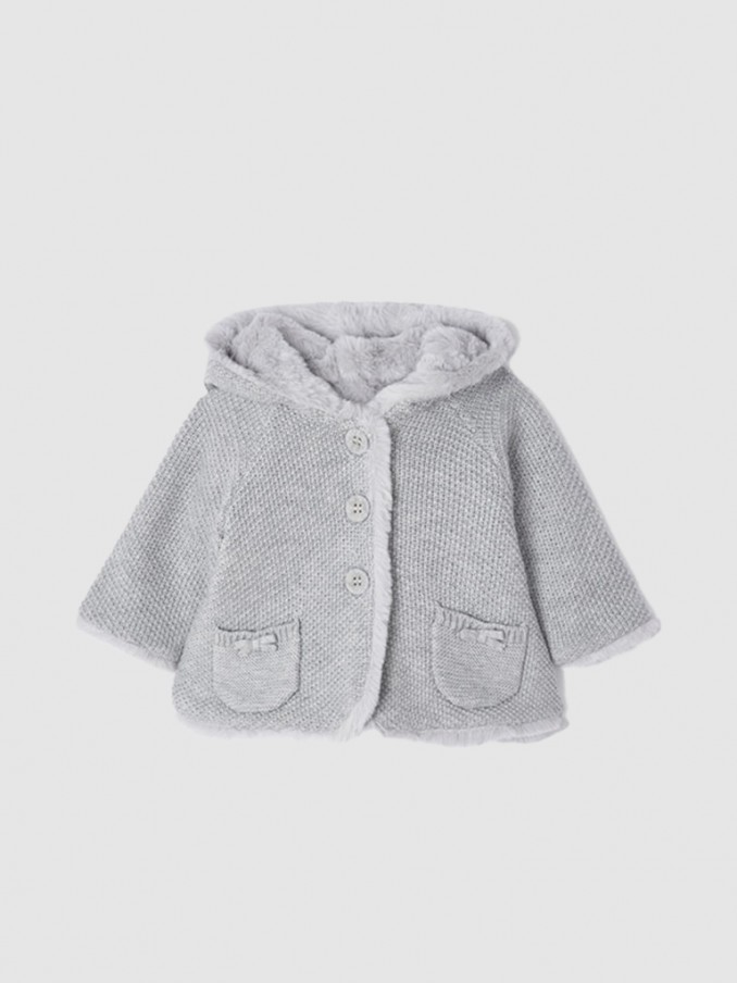 Chaqueta Bebe Nia Gris Mayoral