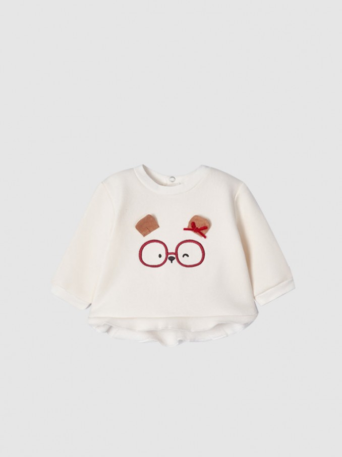 Sweatshirt Bebe Nia Crema Mayoral