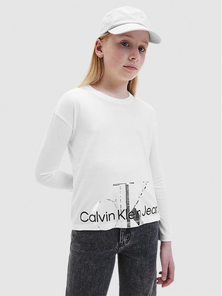 Sweatshirt Nia Blanco Calvin Klein