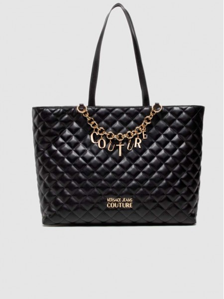 Bolsa Mulher Charms Quilted Pu Versace