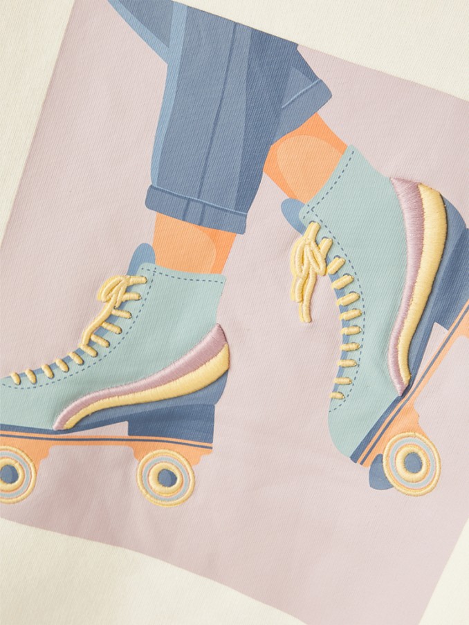 Sweatshirt Girl Cream Name It