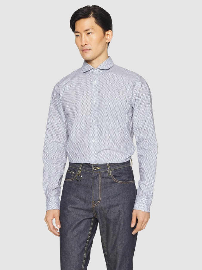 Shirt Man Blue Hugo Boss