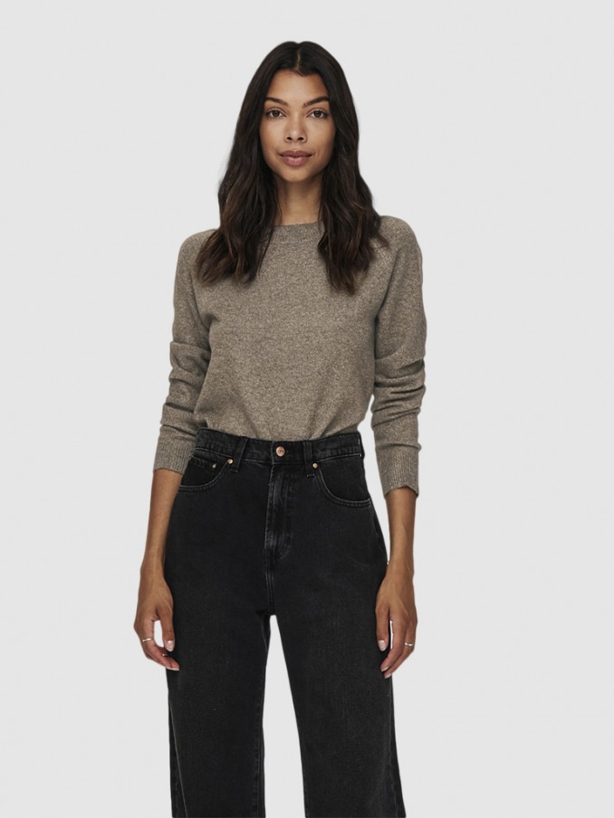 Knitwear Woman Brown Only