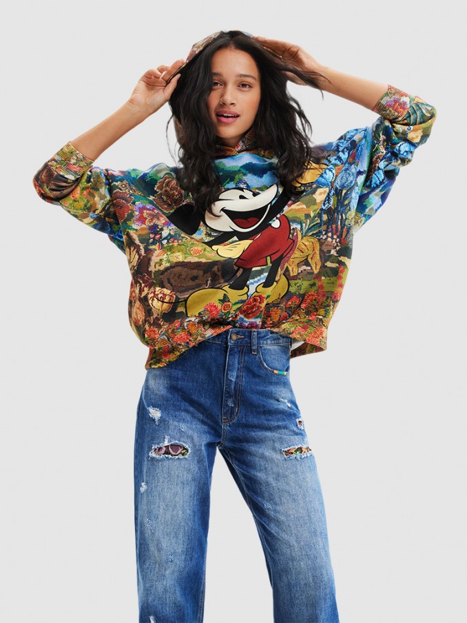 Sweatshirt Mulher Happy Mickey Desigual