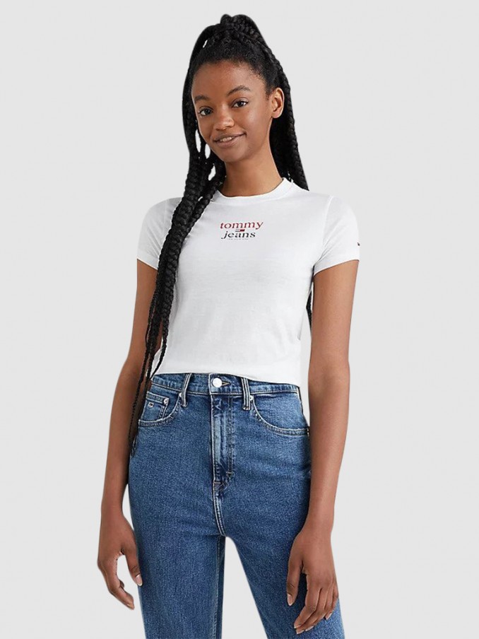 Camiseta Mujer Blanco Tommy Jeans