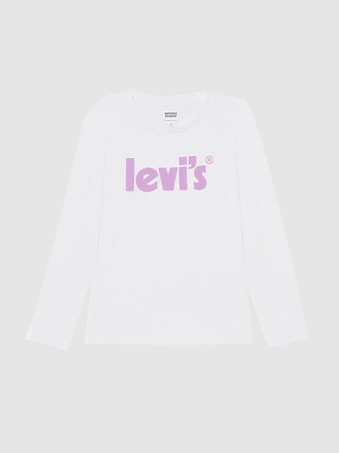 Sweatshirt Menina Poster Logo Levis
