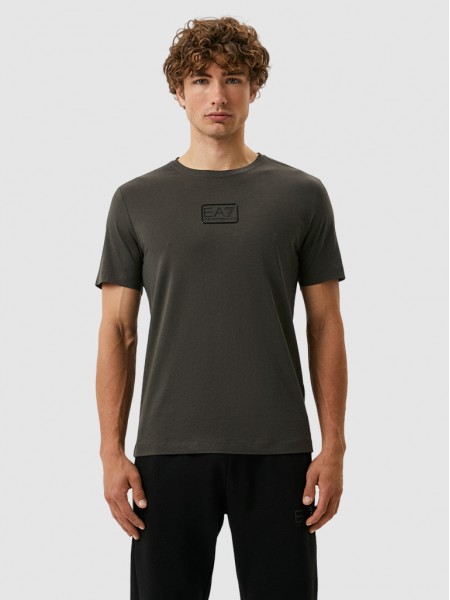 T-Shirt Man Green Ea7 Emporio Armani