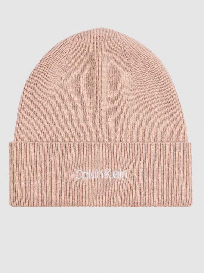 Gorro Mujer Rosa Calvin Klein