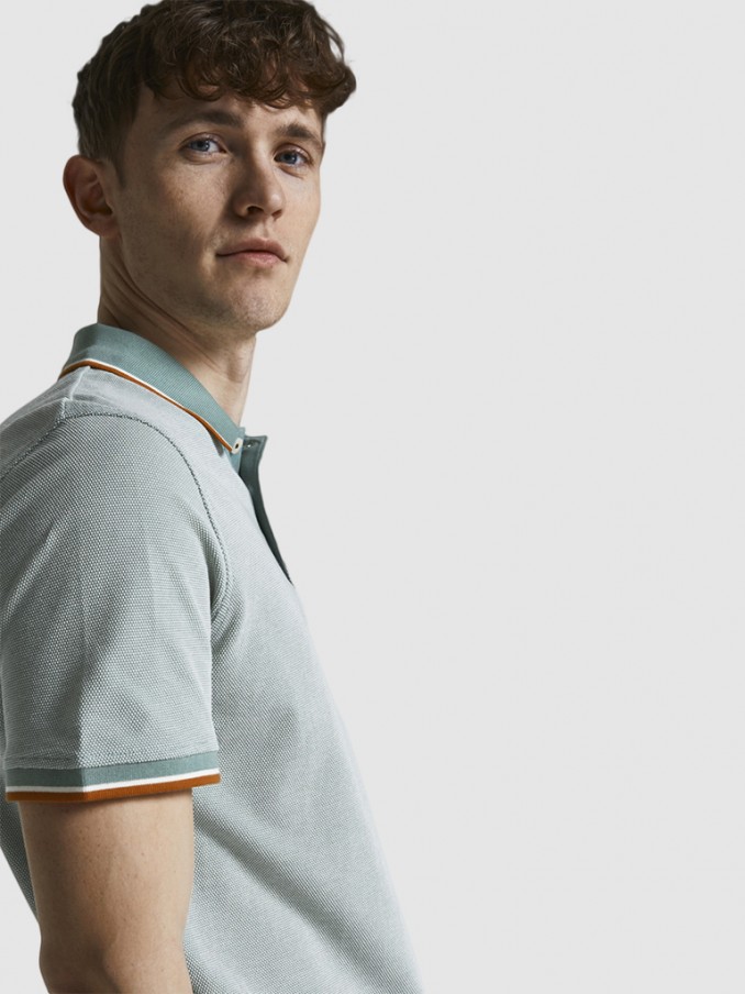 Polo Hombre Verde Claro Jack & Jones