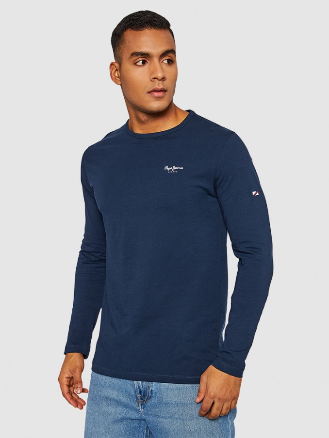 Sweatshirt Hombre Azul Marino Pepe Jeans London