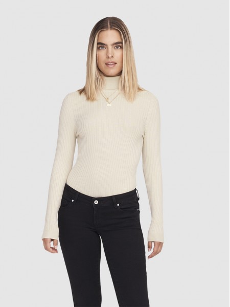 Knitwear Woman Beige Only