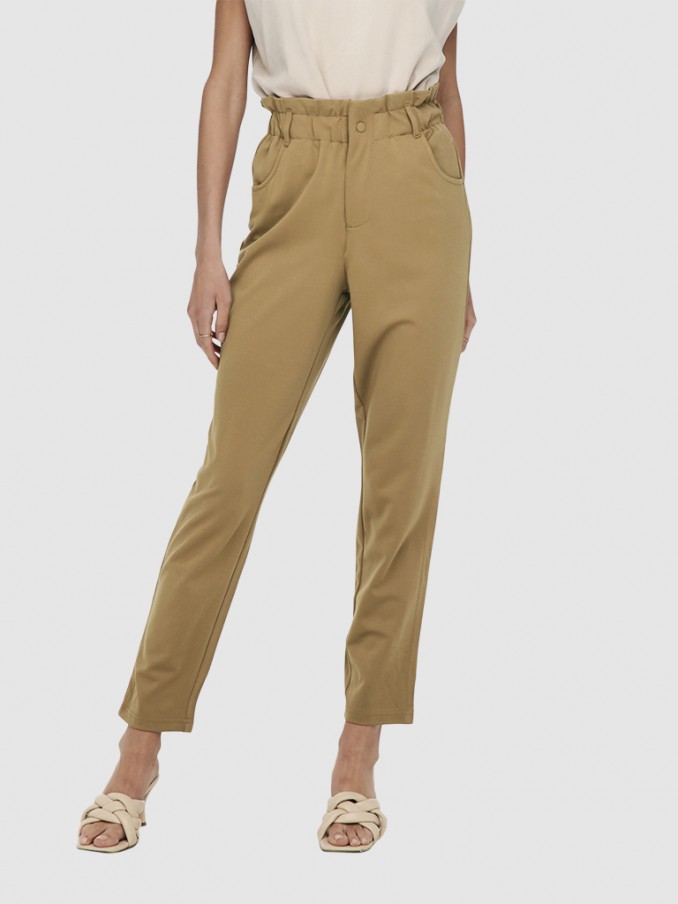 Pants Woman Camel Only