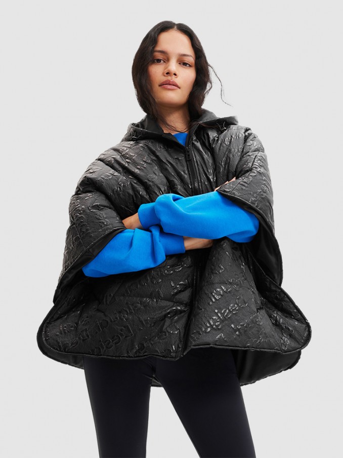 Poncho Mulher Logo Desigual