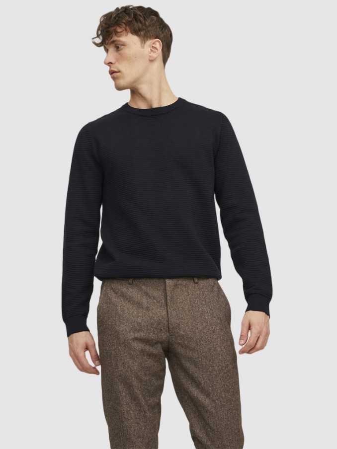 Prendas de Punto Hombre Azul Marino Jack & Jones