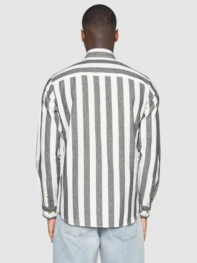 Camisa Hombre Azul Marino Jack & Jones