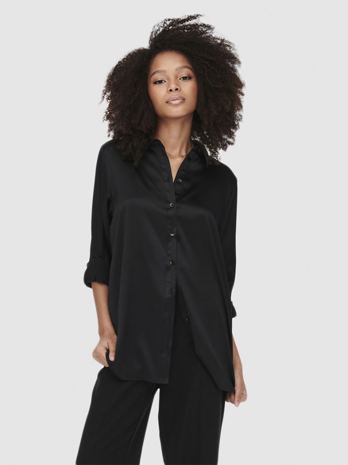 Camisa Mujer Negro Only