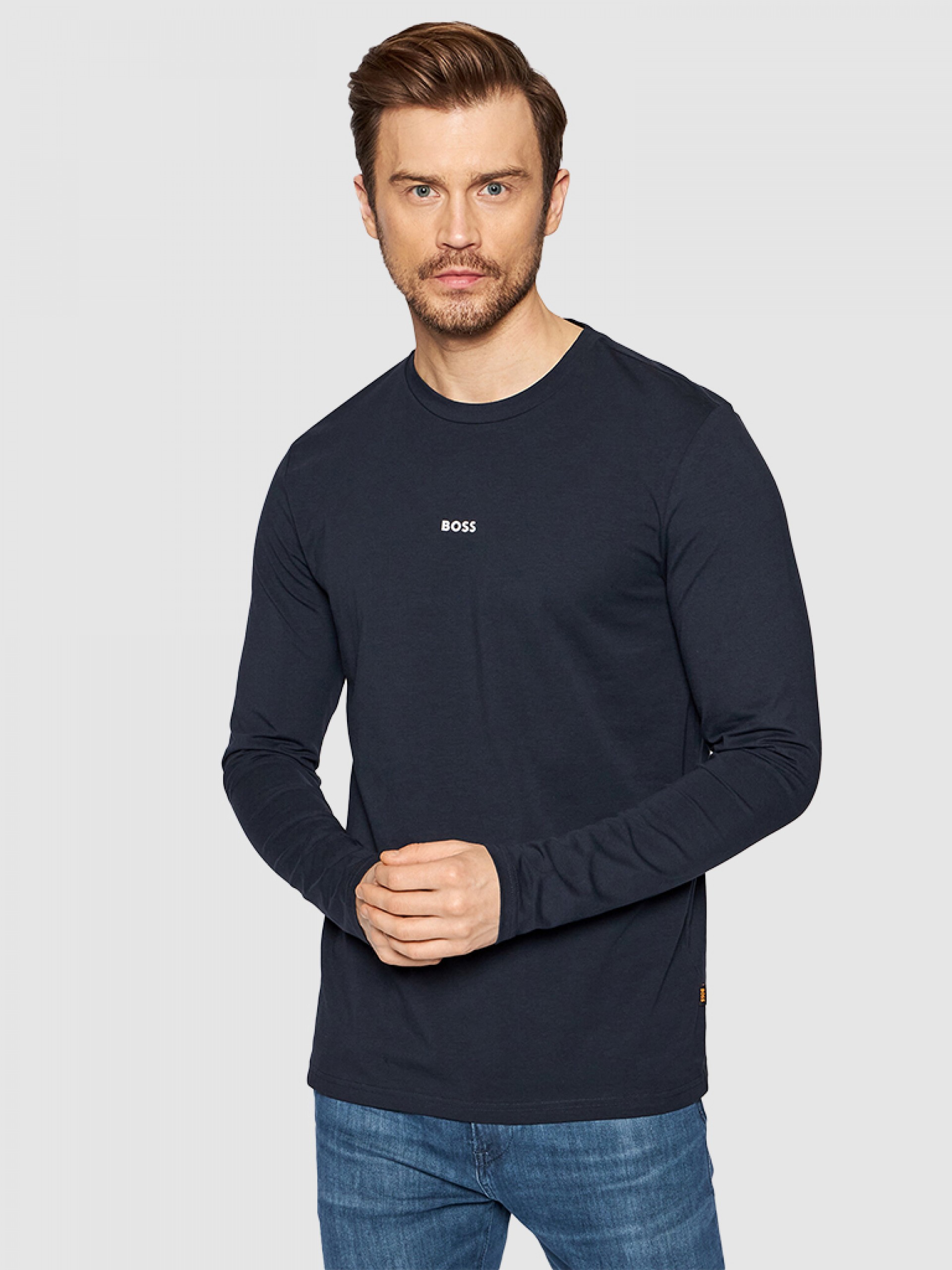 Pullover Man Boss Orange
