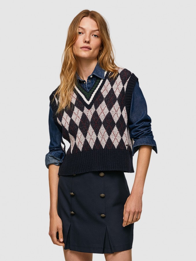 Chaleco Mujer Multicolor Pepe Jeans London