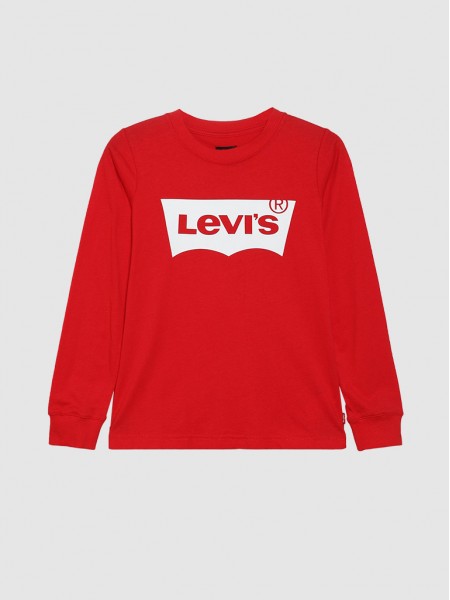 Sweatshirt Boy Red Levis