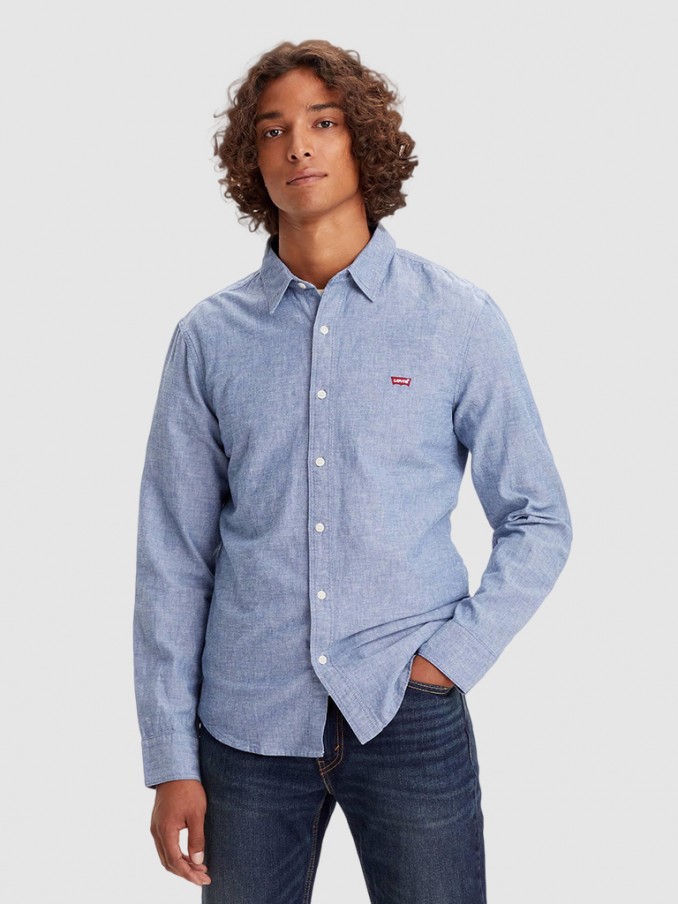 Camisa Hombre Azul Levis