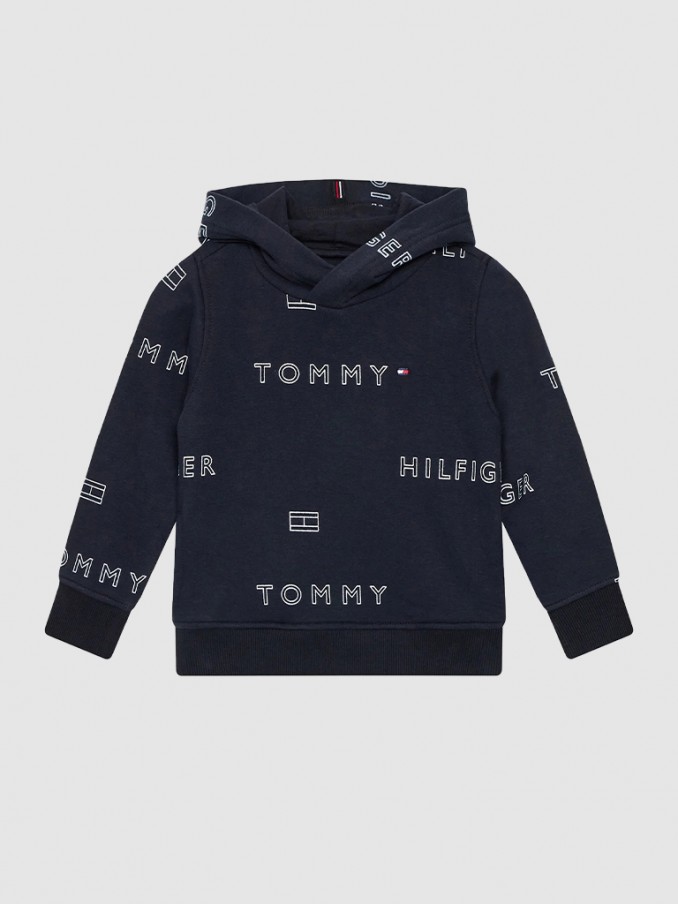 Sweatshirt Boy Navy Blue Tommy Jeans Kids