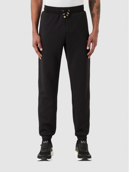 Pantalones Hombre Negro Ea7 Emporio Armani