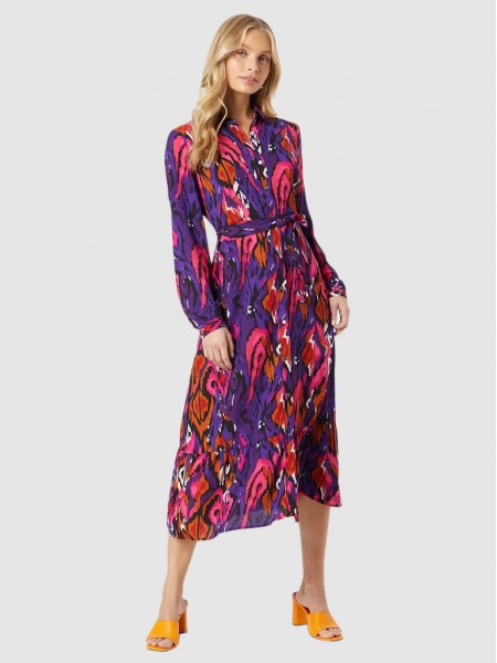 Dress Woman Multicolor Only