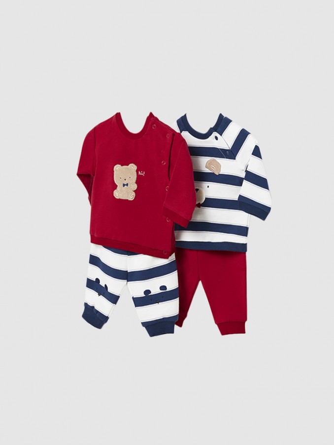 Set Baby Boy Red Mayoral