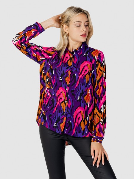 Camisa Mujer Multicolor Only