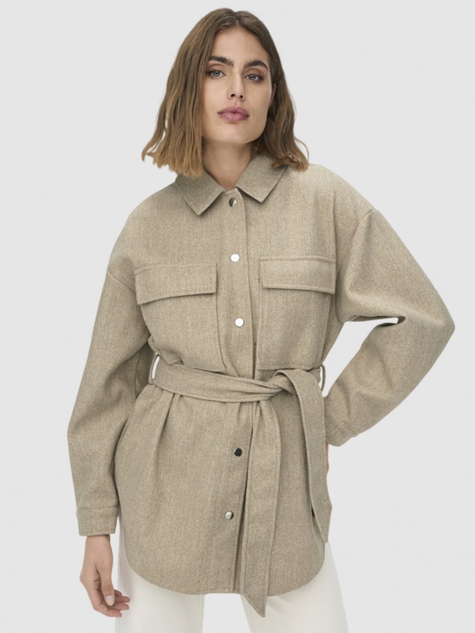 Chaqueta Mujer Beige Only