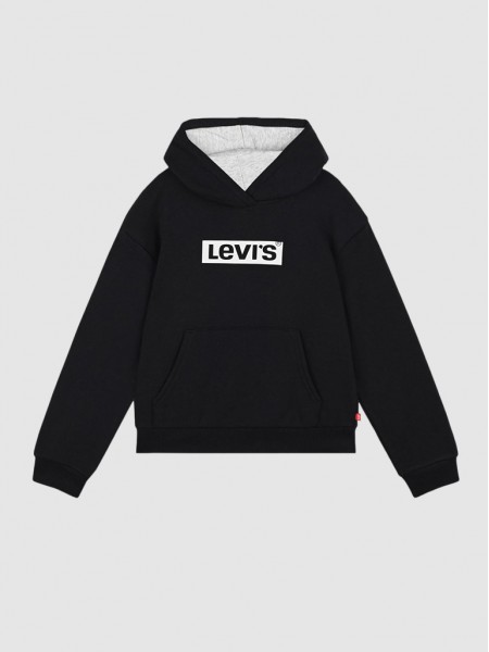 Sweatshirt Girl Black Levis