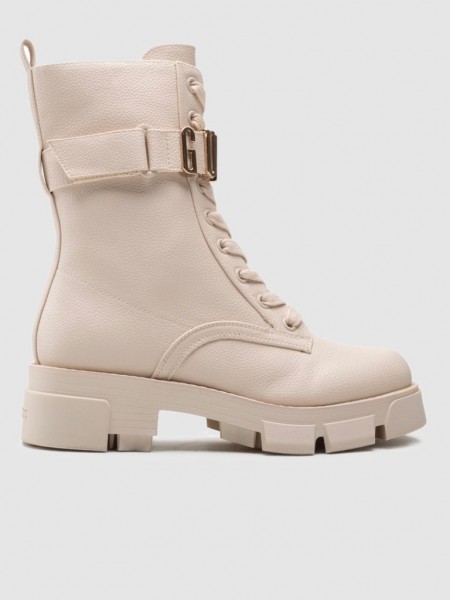 Botas Mujer Crema Guess